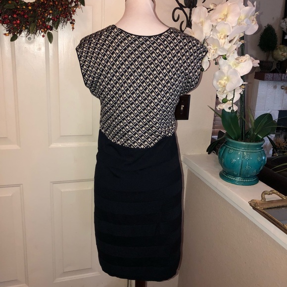 Unique Made In Italy Stile Benetton Midi Dress New - Picture 5 of 8